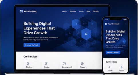 Corporate Web Platform project interface