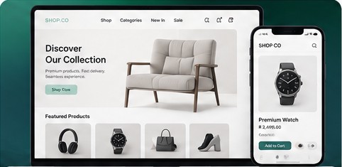 E-commerce Platform project interface