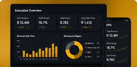 Power BI Reporting project interface